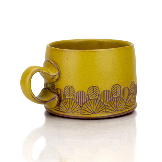 Sarah Pike 01 - Desert Flowers Mug in Gold