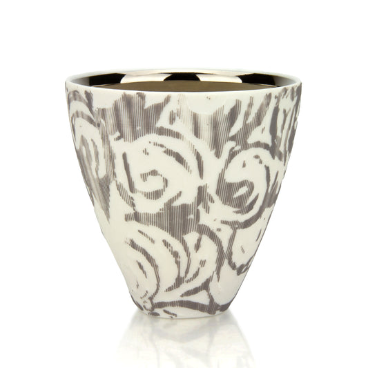 Dallas Wooten 08 - Etched Grey/White Purple Cup